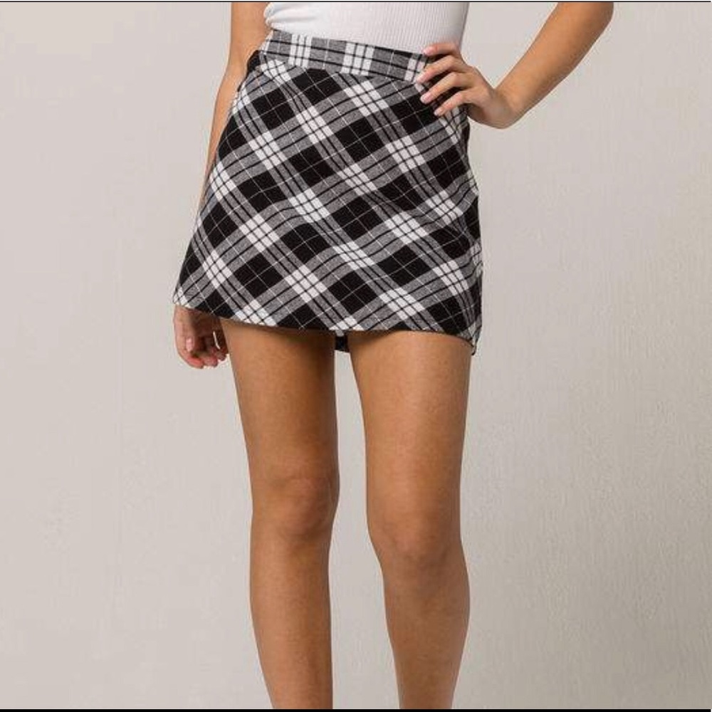 Plaid Mini Skirt